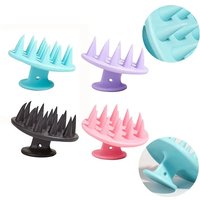 1pcs Scalp Massage Hair Washing Shampoo Brush Soft Silicone Hairbrush Bath Shower Brush Family Salon Hair Care Tool Gifts