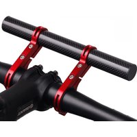 AliExpress PCYCLING PCycling Bicycle Handlebar Alloy Carbon Fiber Extended Bracket Bike Headlight Mount Bar Computer Holder MTB Road Bike Support