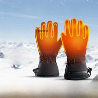 AliExpress Winter Outdoor Smart Heating Cycling Gloves Cold Sports Gloves Electric Heating Temperature Control Motorcycle Gloves