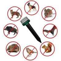 2Pcs Mole Rat Repellent Solar Ultrasonic Repeller Bat Garden Pest Deterrent Outdoor Ultrasonic Pest Repeller Mouse Trap Device