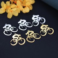 AliExpress NONE 3pcs Bicycle Bike Charms Fashion Cyclist Metal Pendant DIY Bracelet Necklace Earring Jewelry Keychain Accessory