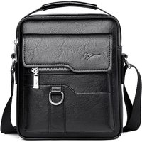 Kangaroo Luxury Brand Vintage Man Bags Leather Shoulder Bag For Men Business Messenger Crossbody Bag Male Fashion Casual Handbag