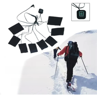 AliExpress NONE USB Charging Clothing Heating Pad 45℃-65℃ Vest Heater Winter Warm Camping Hiking Ski Cycling Pants Carbon Fiber Heated Pads
