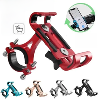 AliExpress VIKEFON Metal Motorcycle Bike Phone Holder Aluminum Alloy Anti-slip Bracket GPS Clip Universal Bicycle Stand Support for All Smartphones