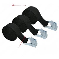 AliExpress Guffis 3pcs 1.2M Car Tension Rope Tie Down Strap Strong Ratchet Belt Car Luggage Bag Cargo Lashing Strap for Truck Motorcycle Bike Boat