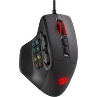 Redragon M811 Aatrox MMO Gaming Mouse, 15 Programmable Buttons Wired RGB Gamer Mouse w/ Ergonomic Natural Grip Build