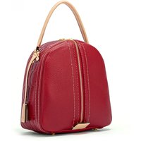 CHCH Women's Shoulder Bag New Wine Red Large Capacity Shell Bag Business Shoulder Strap