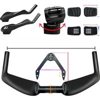 AliExpress 2025 New BALUGOE Carbon Fiber Bike Rest TT Handlebar Long Distance Racing Handlebars Bicycle Accessories Adjust Angle Matte