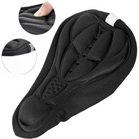 AliExpress NONE Extra Soft 3D Silicone Gel Bike Seat Cover Anti-slip Dust Resistant Cover Black