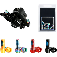 AliExpress riderace 6 Pcs Bicycle Disc Brake Caliper Bolt Clamp Fixed Screws M6*18MM Titanium-plated Colorful Alloy Steel For MTB Mountain Bike