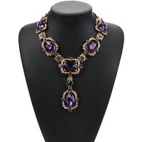 Luxury Austrian Crystal Glass Choker Necklace Women Jewelry Best Friendship Statement Necklaces Pendants For Bridal Wedding