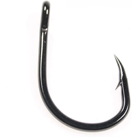 Elllv 4X Strong Live Bait Hook 3/0 - 11/0 Heavy Duty Saltwater Single Jig Fishhook for Deep Sea Boat Fishing 10pcs/Bag
