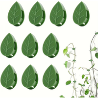 10pcs, Plant Climbing Wall Fixture Clips, Self-adhesive Plant Fixing Hook, Sticky Plant Fixing Clip For Plant Garden Pothos Vine