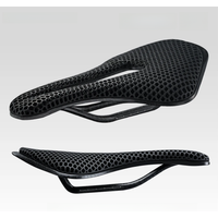 AliExpress Lexon RYET 3D Printed Bicycle Saddle Ultralight Carbon Fiber Hollow Comfortable Breathable MTB Gravel Road bike Cycling Seat Parts