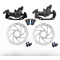AliExpress NONE Tektro MD-M280 Mountain Bike Line Pull Disc Brake Caliper Front/Rear Aluminum Alloy MTB Mechanical Disc Brake With 160mm Rotor
