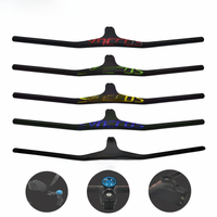 AliExpress NONE SYNCROS Newest Mountain bike matt full carbon fibre bicycle handlebar and stem integrated MTB bar -17 degrees angle Free ship