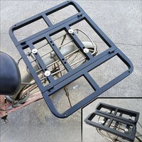 AliExpress NONE Motorcycle Foldable Rear Rack Bike Scooter Rear Motorbike Luggage Rack Fixed Shelves Can Accommodate Takeaway Box And Pet