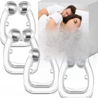 Magnetic Anti Snore Device Stop Snoring Nose Clip Easy Breathe Improve Sleeping Aid Apnea Guard Night Device With Case 1/2/4PCS