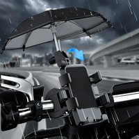 AliExpress NONE Motorcycle Mobile Phone Holder Stand & Umbrella Rainproof Sunshade Bicycle Outdoor Scooter Phone Clip Handlebar Mount For iPhone