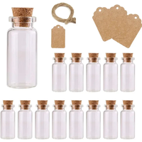 AliExpress NONE 5PCS 5--30ML Mini Glass Bottles with Cork Gravel Bottle Set Gadgets Potion Vials Bottle Message Bottles For Wedding Favors Decor