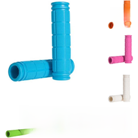AliExpress BMX MTB Cycling Mountain Bicycle Scooter Bike Handle Bar Rubber Soft Durable Anti-bacteria Non-slip End Grip 10 Colors HOT SALE