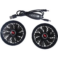 Air Conditioner Fan Men Outdoor Summer Coat USB Electric Fan Cooling Jackets 5V Air Conditioning Clothing Fan With Usb Cable