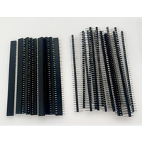 10Pcs 2.54mm 40 Pin 1x40 Single Row Male And Female 2.54 Breakable Pin Header PCB JST Connector Strip For Arduino DIY Kit
