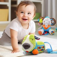 1pcs Baby Comfort Toys Kawaii Soft Plush Dolls Animal Strollers Pendant Toys for Newborn Boys Girls Toddler Birthday Gift