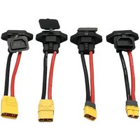 AliExpress DIVEDEER XT60/XT90 Male Female to C14 3Pin Power Socket Line XT60 XT90 Battery Charging Wire Connector New Energy E-bike Charging Cable