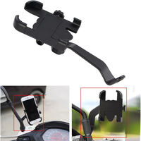 AliExpress Motorcycle Bicycle Phone Holder Gps Bracket Cellphone Stand Moto Rearview Mirror Handlebar Mount