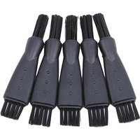 5PCS Mens Shaver Accessory Razor Brush Hair Remover Cleaning Tool Black Plactic Replacement Head Hair Shaving Tools