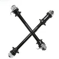 AliExpress HUMED New Bicycle Wheel Hub Axle Front or Rear Axles 150mm 180mm MTB Bike Solid Shaft Bicycle Parts