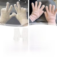 AliExpress NONE Unisex Fleece Lined Winter Work Gloves Warm And Cozy Full Finger Mittens For Cycling Fishing And Casual Wear Soft Breathable