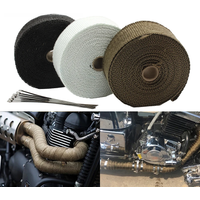 AliExpress PowerMotor Enduro Exhaust Thermal Band Motorcycle Muffler Heat Wrap Protection 5cm 5M 10M 15M 20M Tape Bandage Car Dirt Pit Bike Motocross