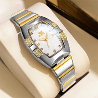 OPK Brand women's steel strip quartz watch calendar with diamond inlaid night light 8169