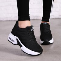 Women Sneakers Breathable Mesh Shoes 2024Fashion Platform Casual Running Shoes for Women Wedges Vulcanized Shoes Chaussure Femme