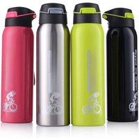 AliExpress Gmarty 500ML Bicycle Water Bottle Vacuum Stainless Steel Cycling Water Bottle Double Walled Simple Thermo Mug Insulated With Straw
