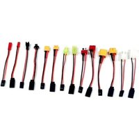 1-10Pcs JST XT30 XT60 JR Tamiya T Plug Male Female Cable Converter wire length 10CM 22AWG silicone wire