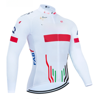 AliExpress EFAPEL New White Cycling Clothing UAE Cycling Jersey Long Sleeves Summer Bike Maillot Ropa Ciclismo Breathable Bicycle TShirt 3 Pockets