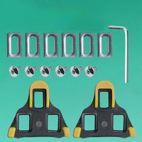 AliExpress JETTING Road Bike Pedal Cleat SPD SL Bicycle Pedals Plate Clip Self-locking Plate Float Pedal Cleats Cycling Shoes Bicycle Accessories