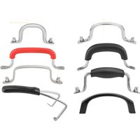 1pcs Double Hole Pan Cover Handle Round Lid Handle Stainless Steel Kitchen Utensils Soup Pot Lid Accessory Lifting Lid Replace