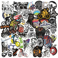 AliExpress NONE 10/30/50pcs Mountain Bike Stickers Waterproof DIY Skateboard Laptop Motorcycle Car Bicycle Cool MTB Decal Sticker