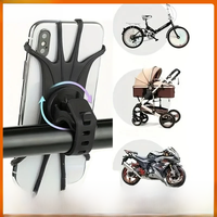 AliExpress VIKEFON 360 Rotatable Bicycle Motorcycle Mobile Phone Holder Bracket Silicone Support Silicone Pull Type For All Phone Stand