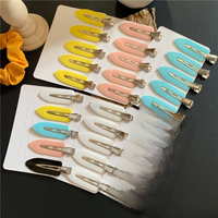 5/10pcs Set No Crease Basic Hair Clips for Women And Girls Fashion Hair Accessories No Bend Barrettes for Hair Styling