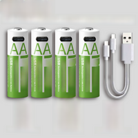 AliExpress Rscrola Bestely 1.5V 13600mAh USB AA Lithium ion Rechargeable Battery, Fast Charging Li-ion Akku , 2000 Cycle with USB- C Port Cables