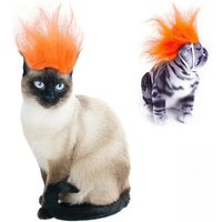 Factory direct sales pet wig headgear dog and cat wig accessories teddy dress up funny Halloween supplies