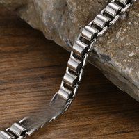 AliExpress VNOX Vnox Heavy Bold Bicycle Bike Link Chain Bracelets for Men, Punk Stainless Steel Wristband, Creative Male Jewelry