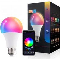 Tuya E27 Led Light Bulbs Bluetooth Smart Bulb 9W Color Changing Light Dimmable RGB Led Lamp 220V 110V Smart Life App Control A60