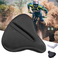 AliExpress Exercise Bike Seat Gel Cushion Cover Ergonomic design For Large Wide Bicycle Saddle Pad Bike Cycling Riding Accessories Part