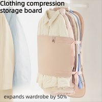 Lazy Clothes Compression Storage Board Foldable down Jacket Storage Bag Dustproof Space-Saving Clothing Organization Artifact